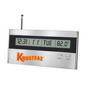 Executive Desktop Alarm Clock Radio w/ Fold Out Stand